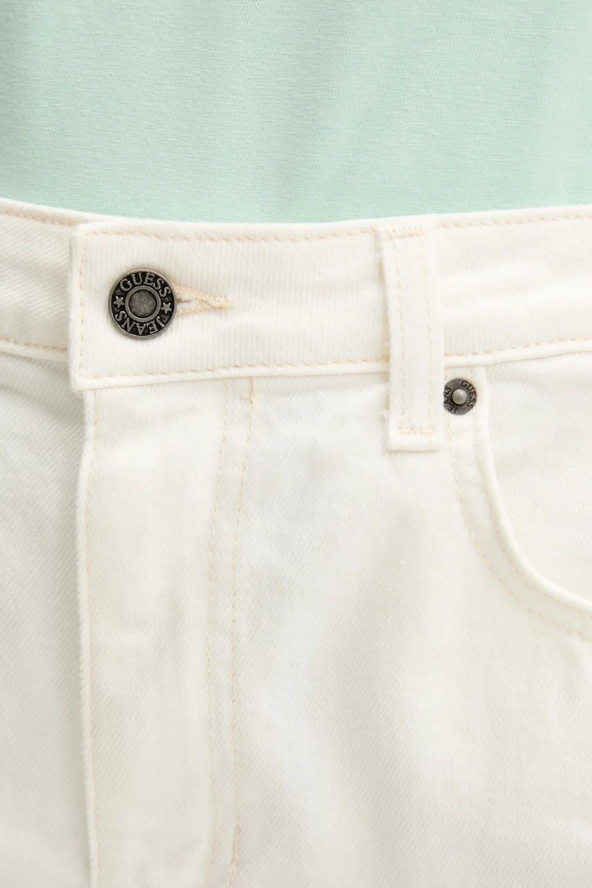 Rifľové krátke nohavice Guess Jeans