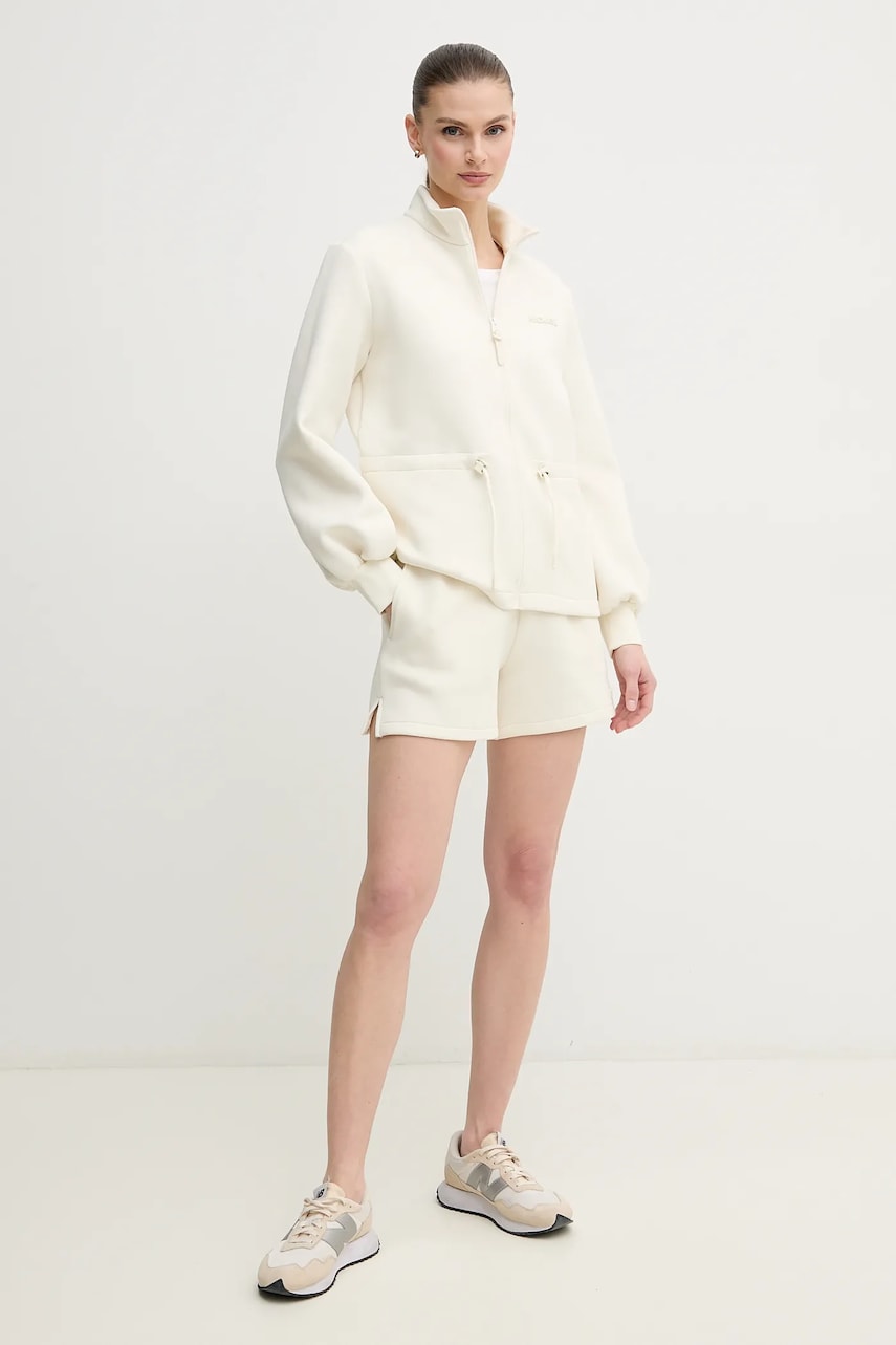 Шорты MACKAGE женские цвет бежевый однотонные средняя посадка SUMMER.R Шорты MACKAGE женские цвет бежевый однотонные средняя посадка SUMMER.R