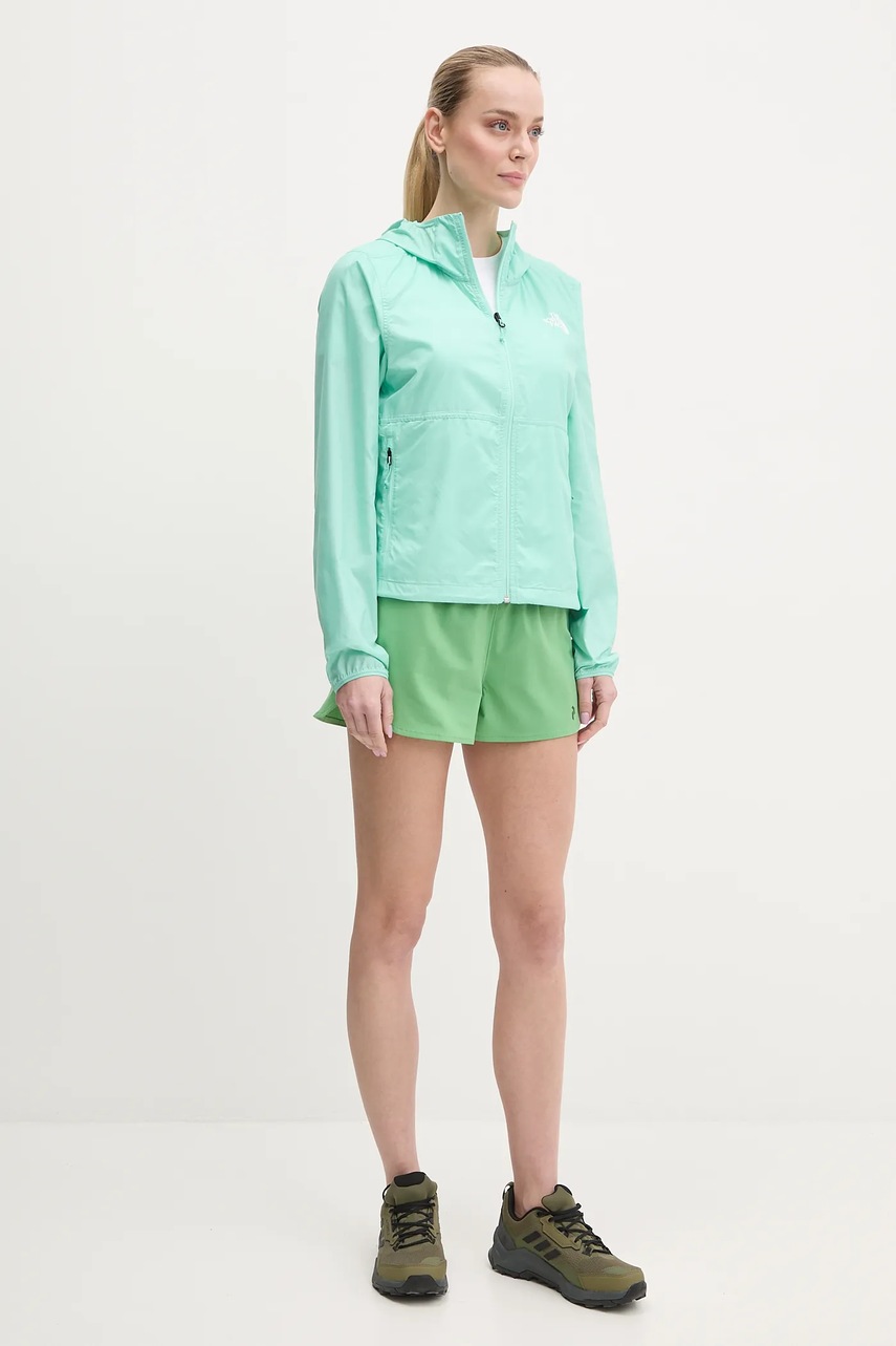 Спортивные шорты Peak Performance Trail Light цвет зелёный однотонная высокая посадка G80231