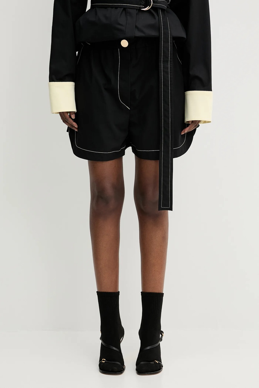 Sportmax pantaloni scurți din bumbac Lacrima