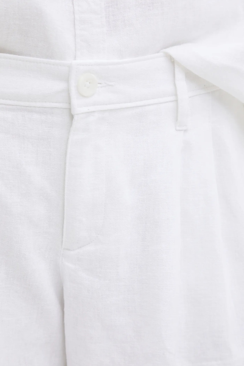 Lněné kraťasy Hollister Co. (obrázek 4)