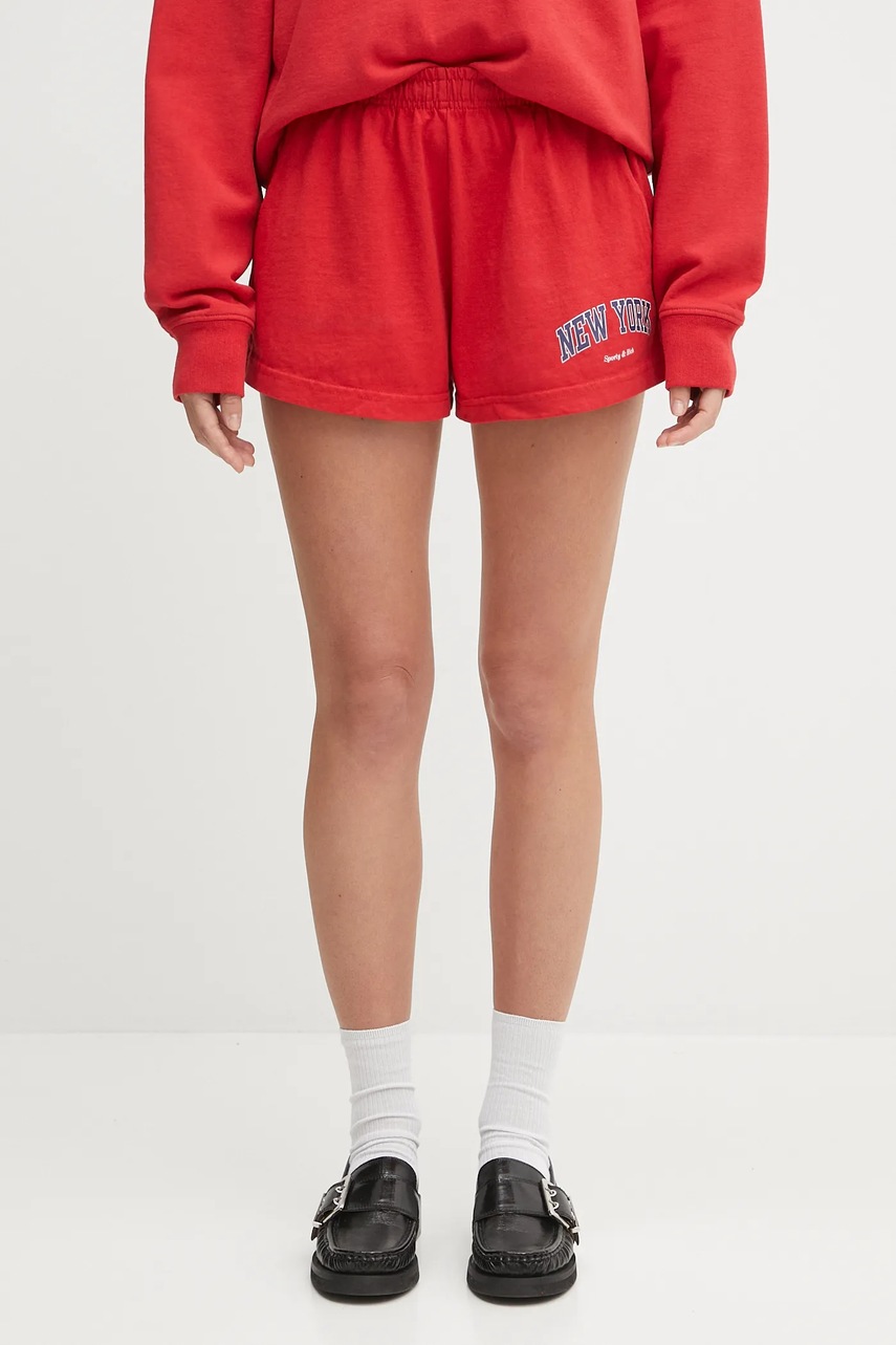 Sporty & Rich szorty bawełniane New York Ivy Disco