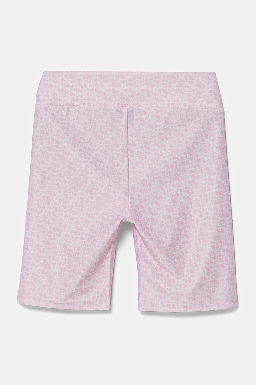 Детские шорты Guess цвет розовый с узором J5RD13 MC01P