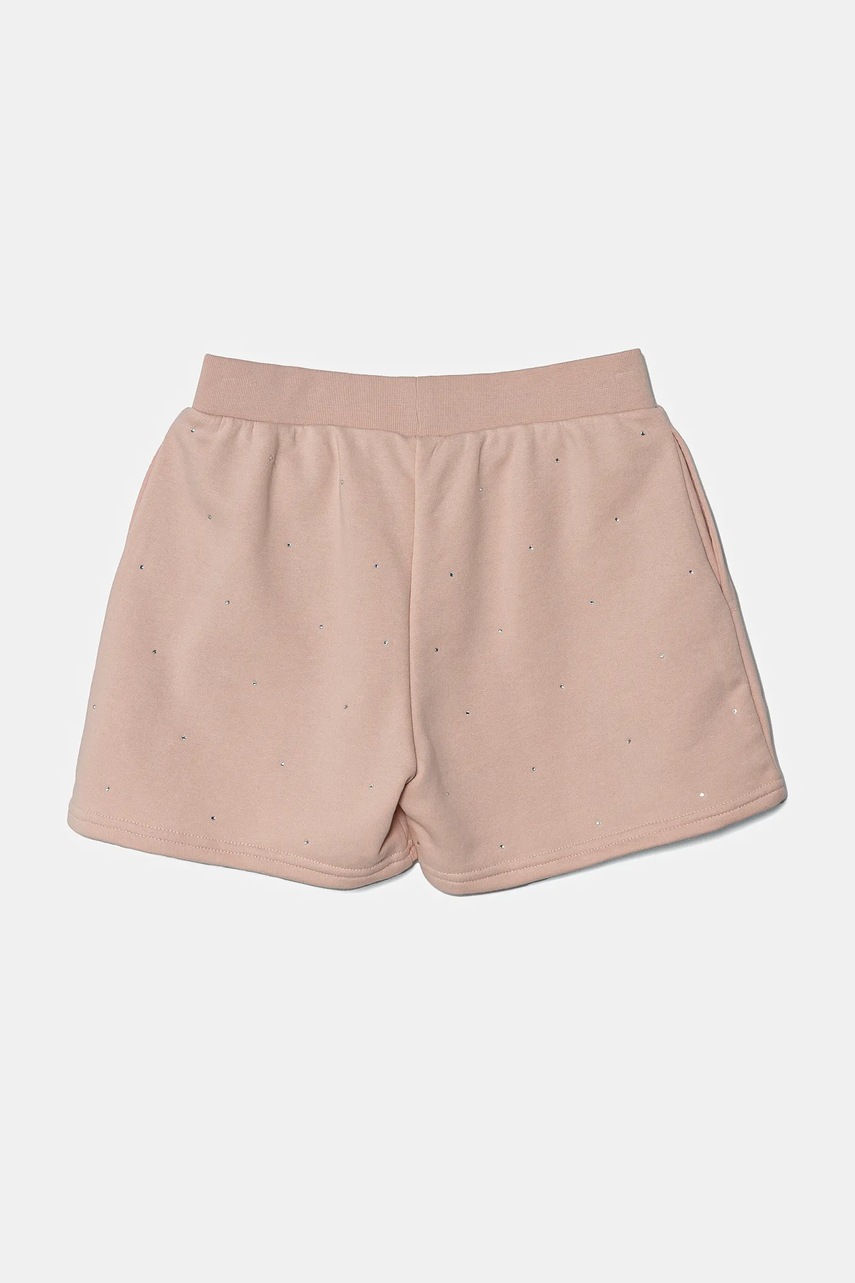 Детские шорты Guess цвет розовый с аппликацией J5RD21 KCLJ0