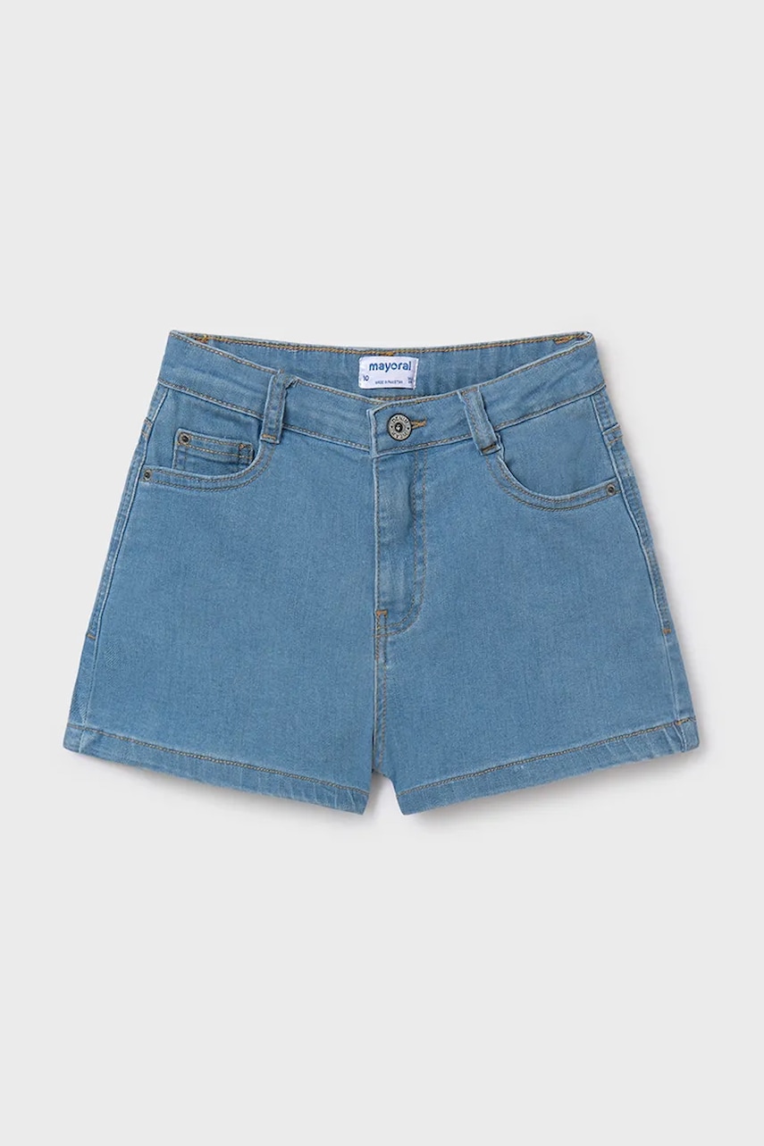 Mayoral pantaloni scurti din denim pentru copii neted, 235 Mayoral pantaloni scurti din denim pentru copii neted, 235
