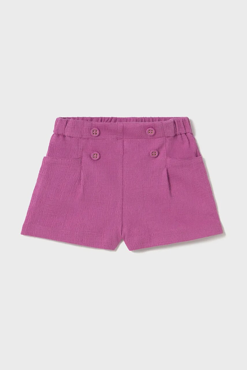 Mayoral pantaloni scurti copii culoarea roz, neted, 1226