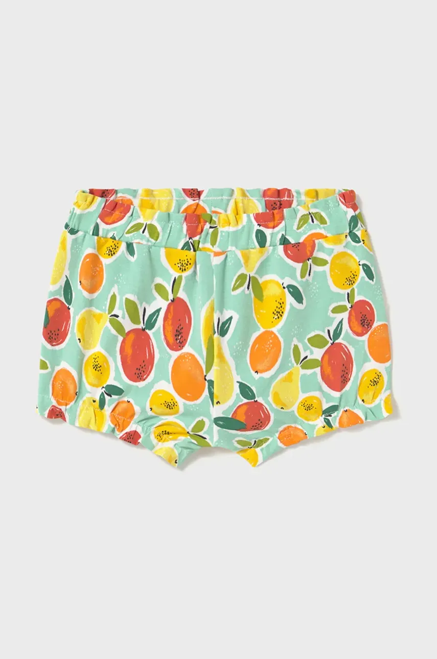 Mayoral pantaloni scurți din bumbac pentru copii culoarea turcoaz, modelator, 1228