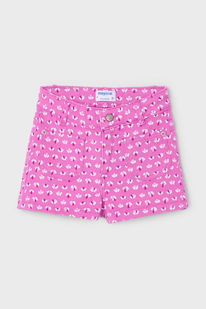 Mayoral pantaloni scurti copii culoarea roz, modelator, 3204 Mayoral pantaloni scurti copii culoarea roz, modelator, 3204
