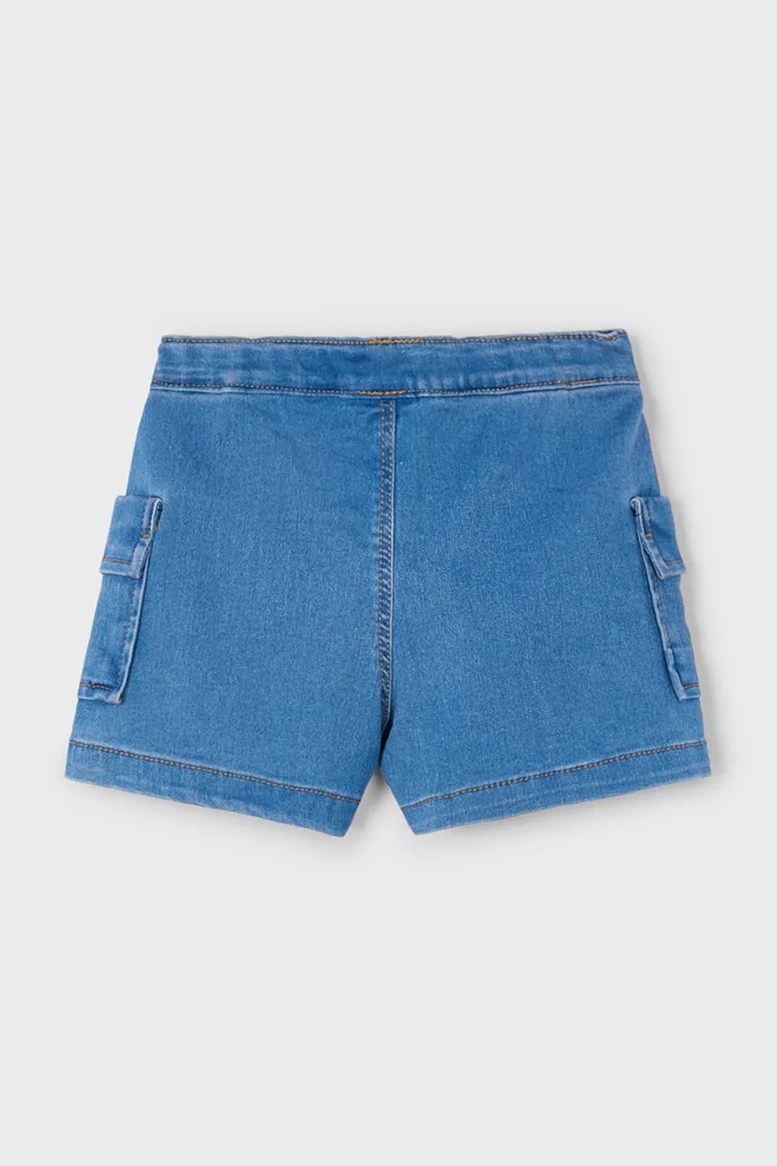 Детские джинсовые шорты Mayoral cargo однотонные 3207