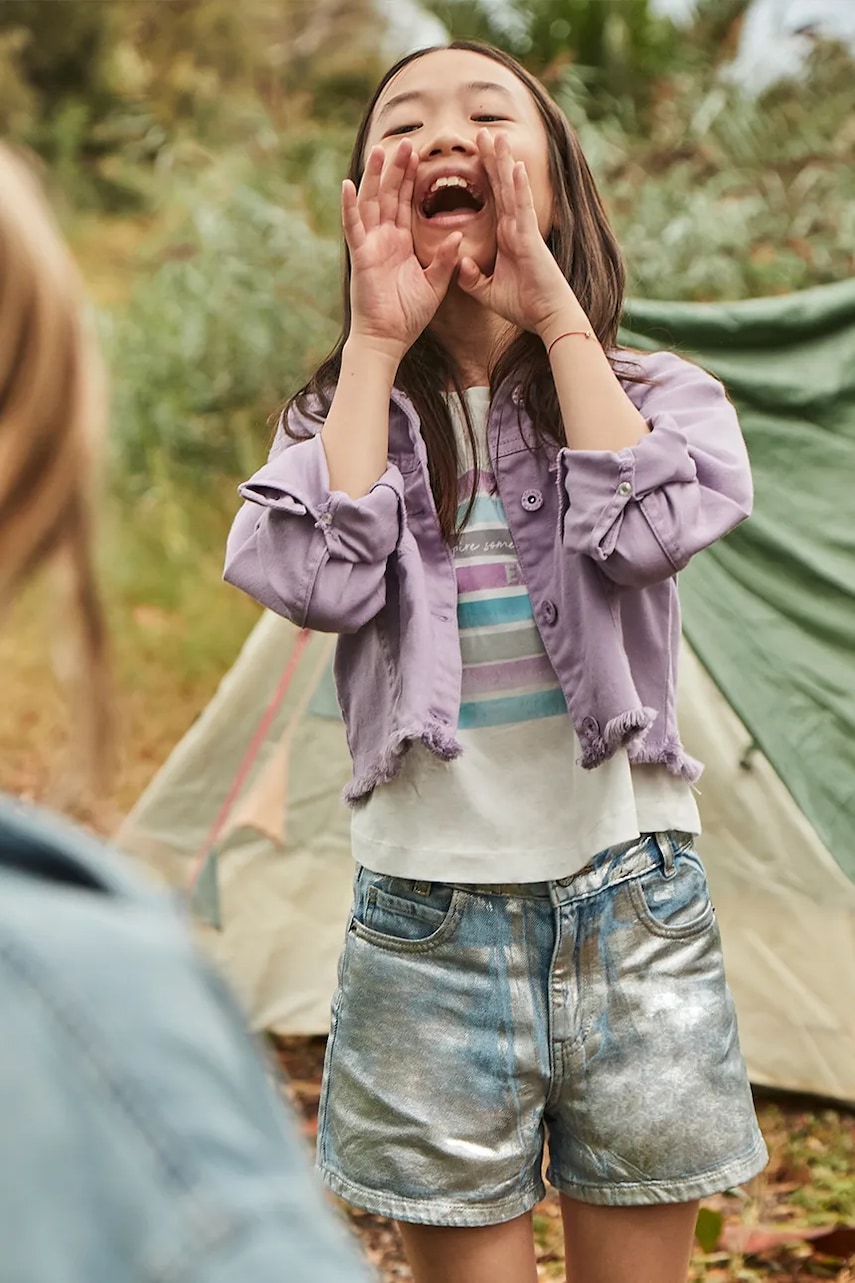 Mayoral pantaloni scurti din denim pentru copii neted, 6217 Mayoral pantaloni scurti din denim pentru copii neted, 6217