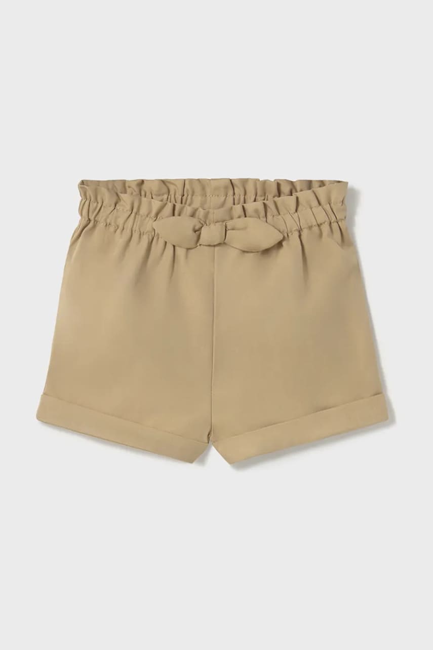 Mayoral Newborn pantaloni scurti bebe culoarea verde, neted, 1258 Mayoral Newborn pantaloni scurti bebe culoarea verde, neted, 1258