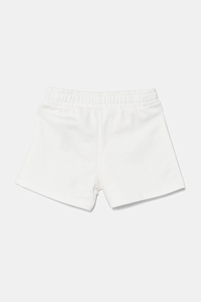 Детские хлопковые шорты Guess цвет белый однотонные J5GD38 KCRP0