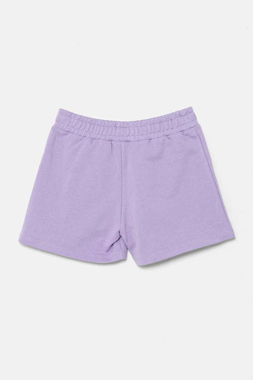 Детские хлопковые шорты Guess цвет фиолетовый однотонные J5GD38 KCRP0 в Сумах Детские хлопковые шорты Guess цвет фиолетовый однотонные J5GD38 KCRP0 в Сумах
