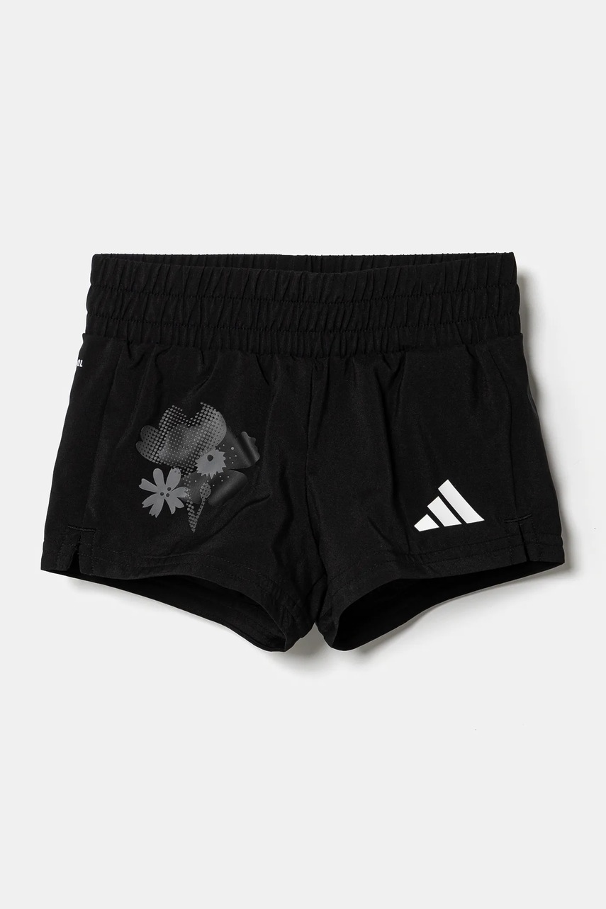 Детские шорты adidas цвет чёрный с принтом JI6099