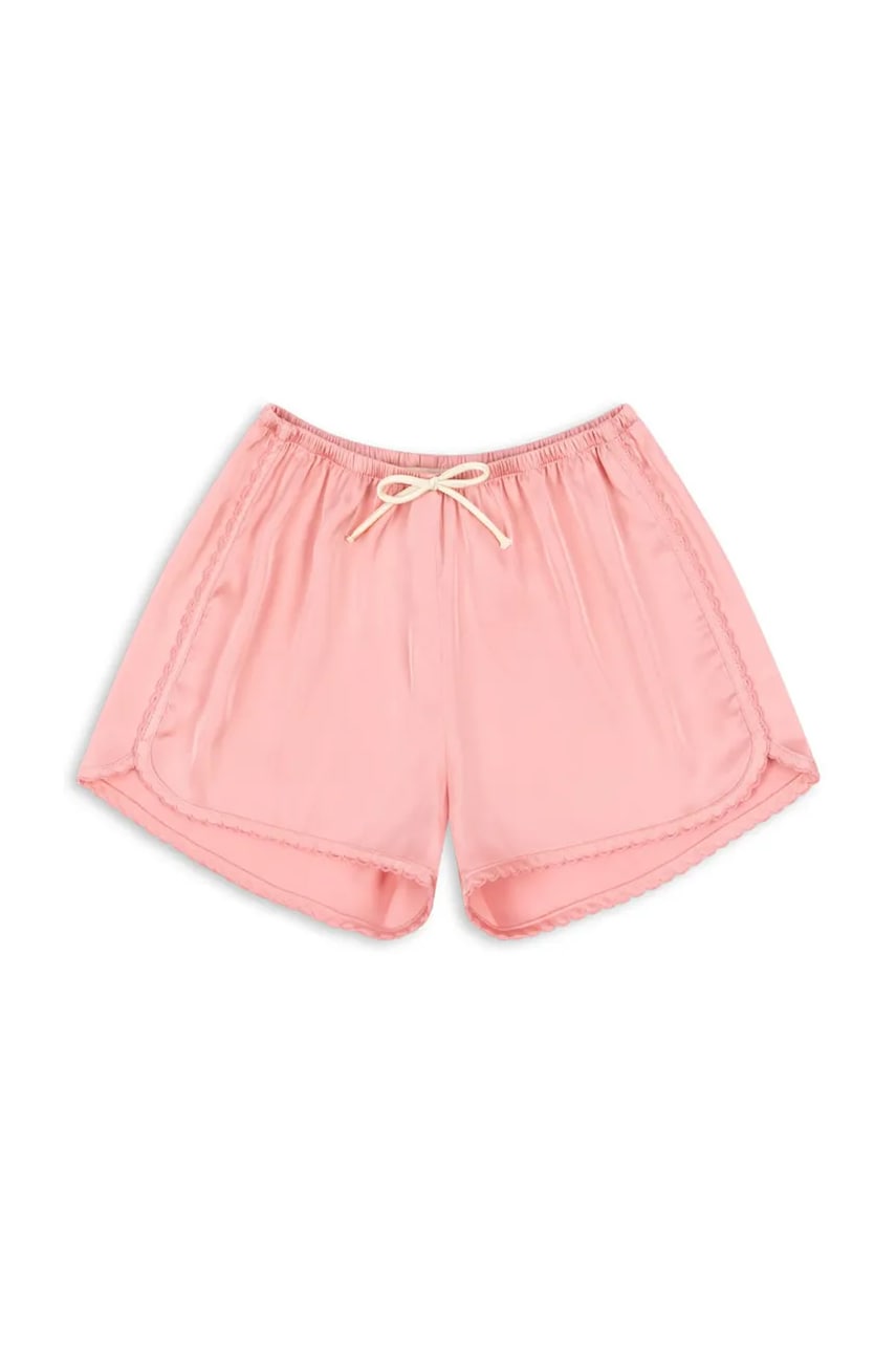 Levně Kraťasy Konges Sløjd SHEENY SHORTS růžová barva, KS103161