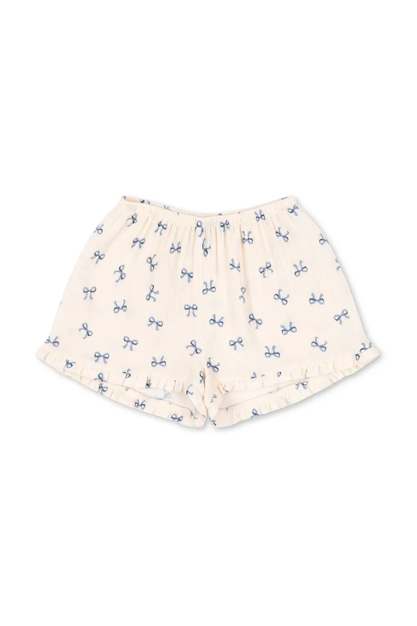 Levně Kraťasy Konges Sløjd COCO SHORTS GOTS béžová barva, KS103206