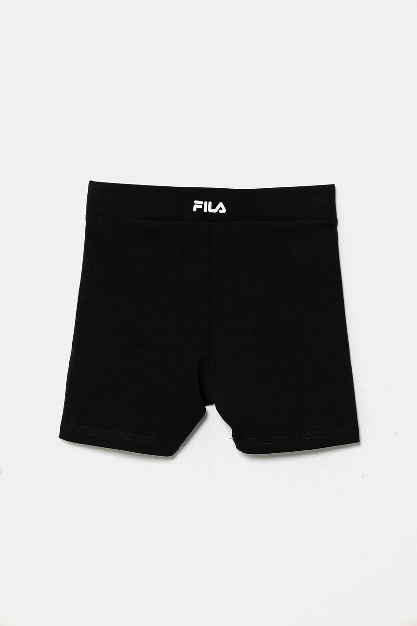 Детские шорты Fila LUTZERATH цвет чёрный с принтом FAT0648