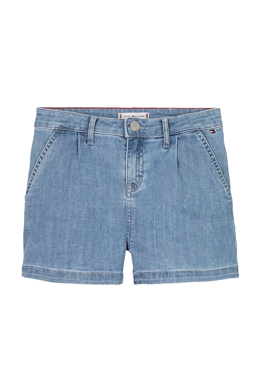 Джинсовые шорты Tommy Hilfiger однотонные KG0KG08451 Джинсовые шорты Tommy Hilfiger однотонные KG0KG08451