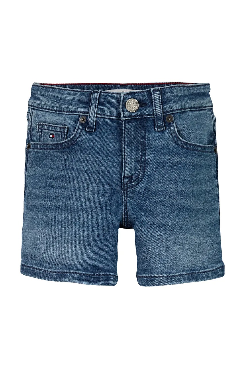 Детские джинсовые шорты Tommy Hilfiger однотонные KG0KG08592