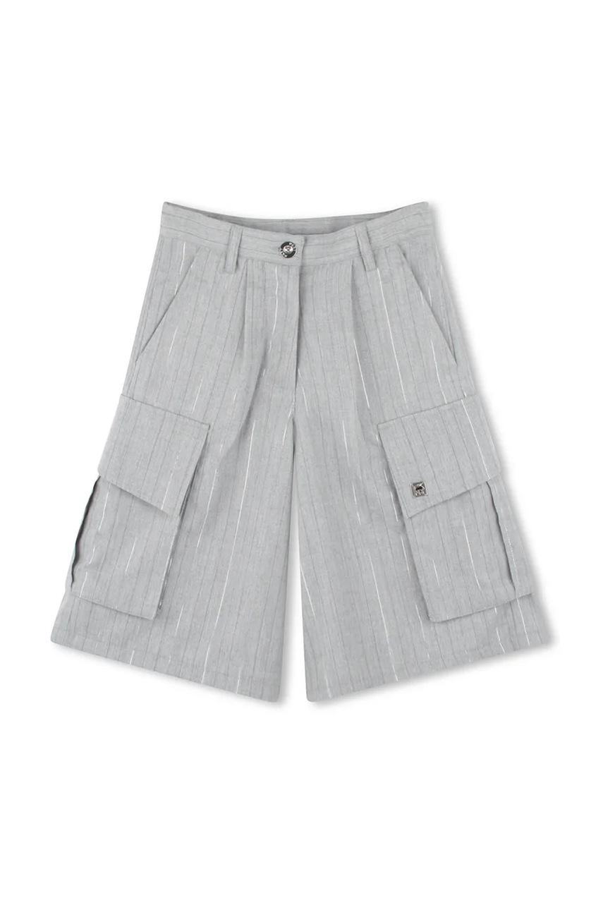 Дитячі шорти Dkny колір сірий однотонні D62274