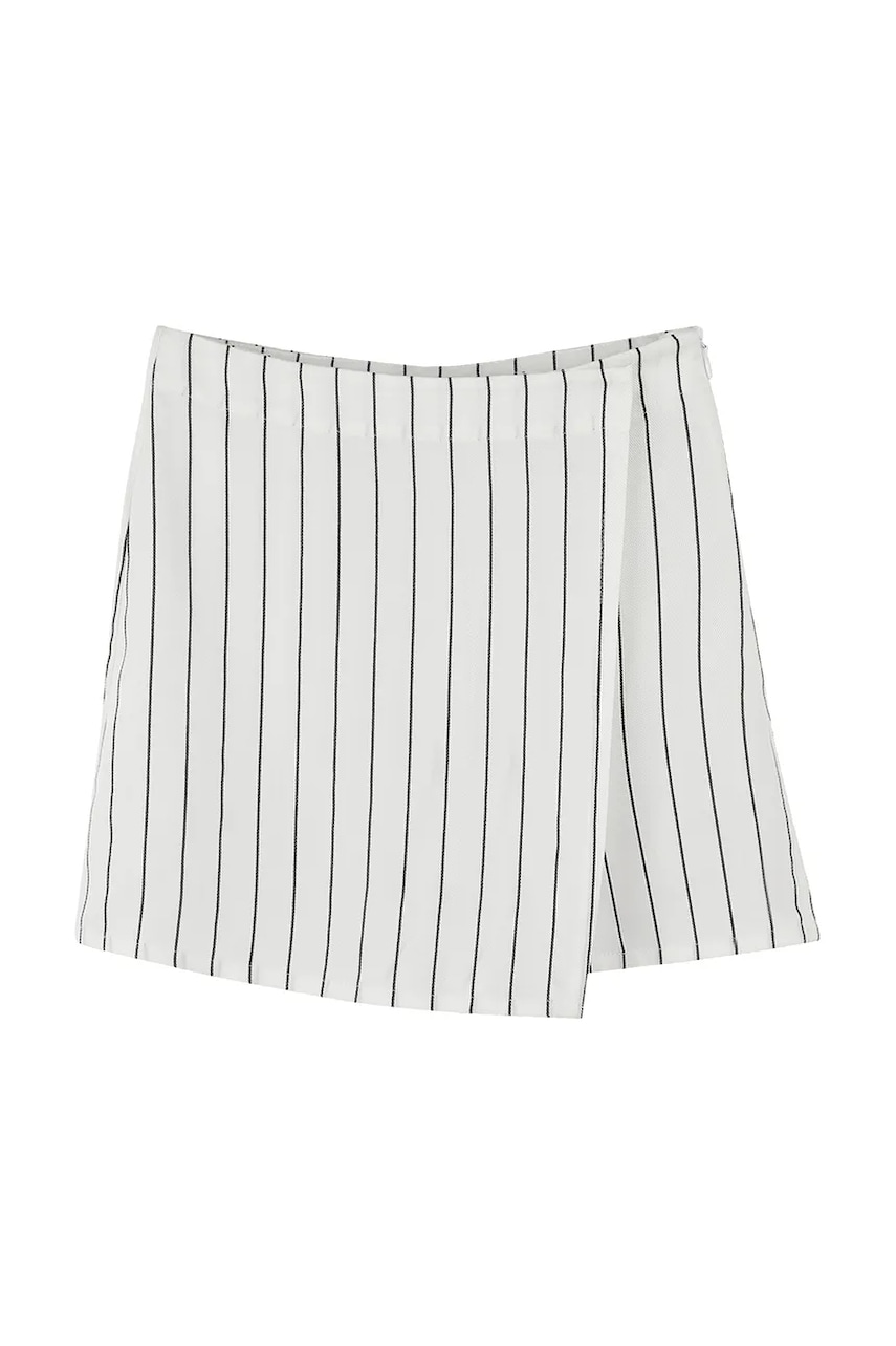 Dkny pantaloni scurti copii culoarea alb, modelator, D62275