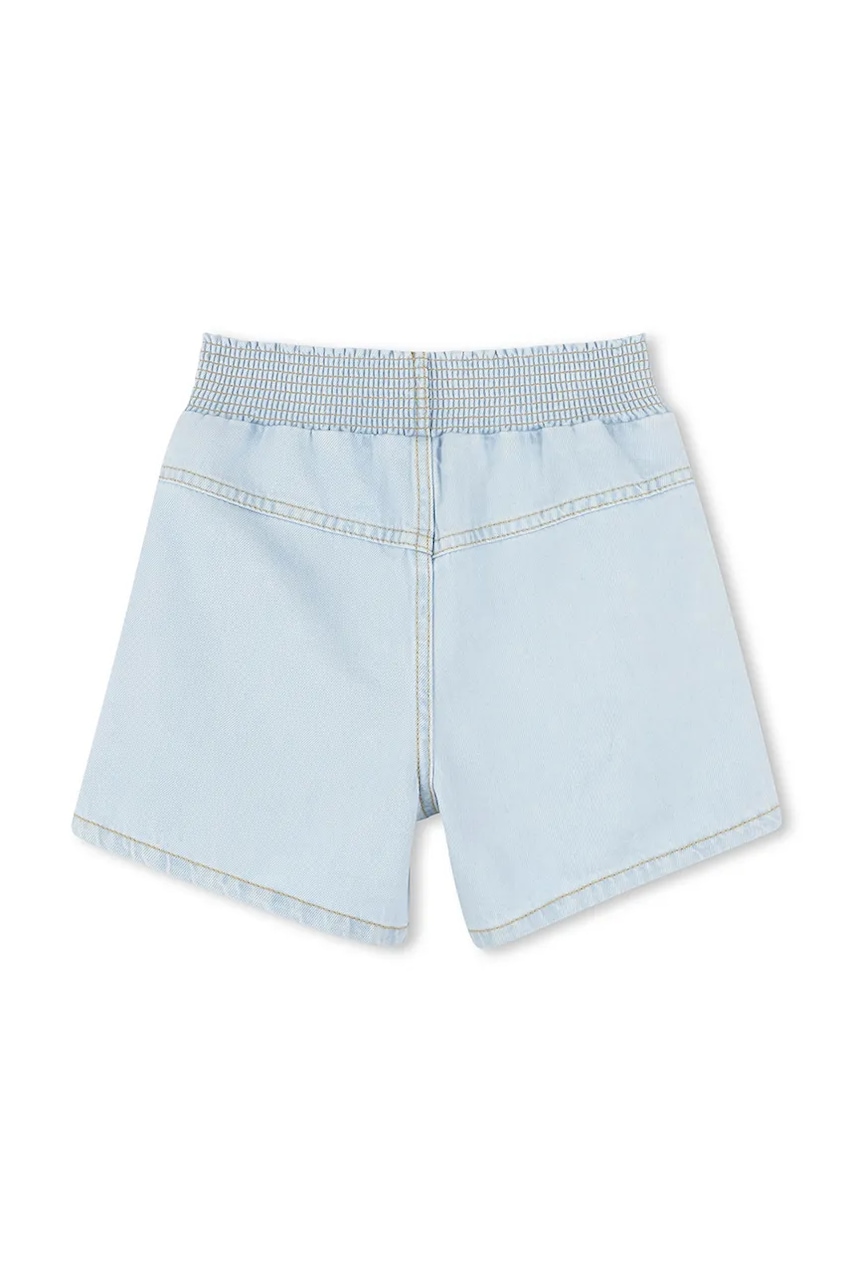 Детские джинсовые шорты Kenzo Kids с принтом K61039 Детские джинсовые шорты Kenzo Kids с принтом K61039