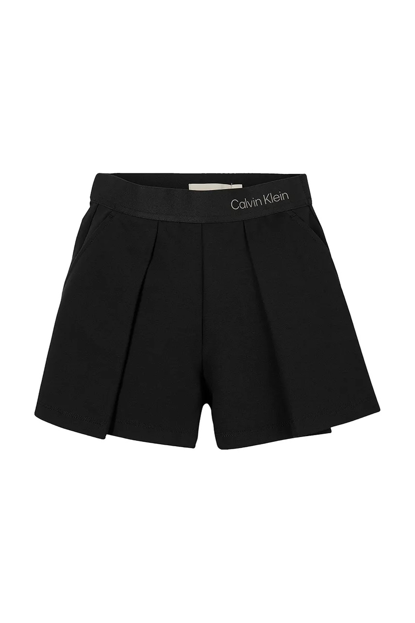 Шорти Calvin Klein Jeans колір чорний однотонні IG0IG02880