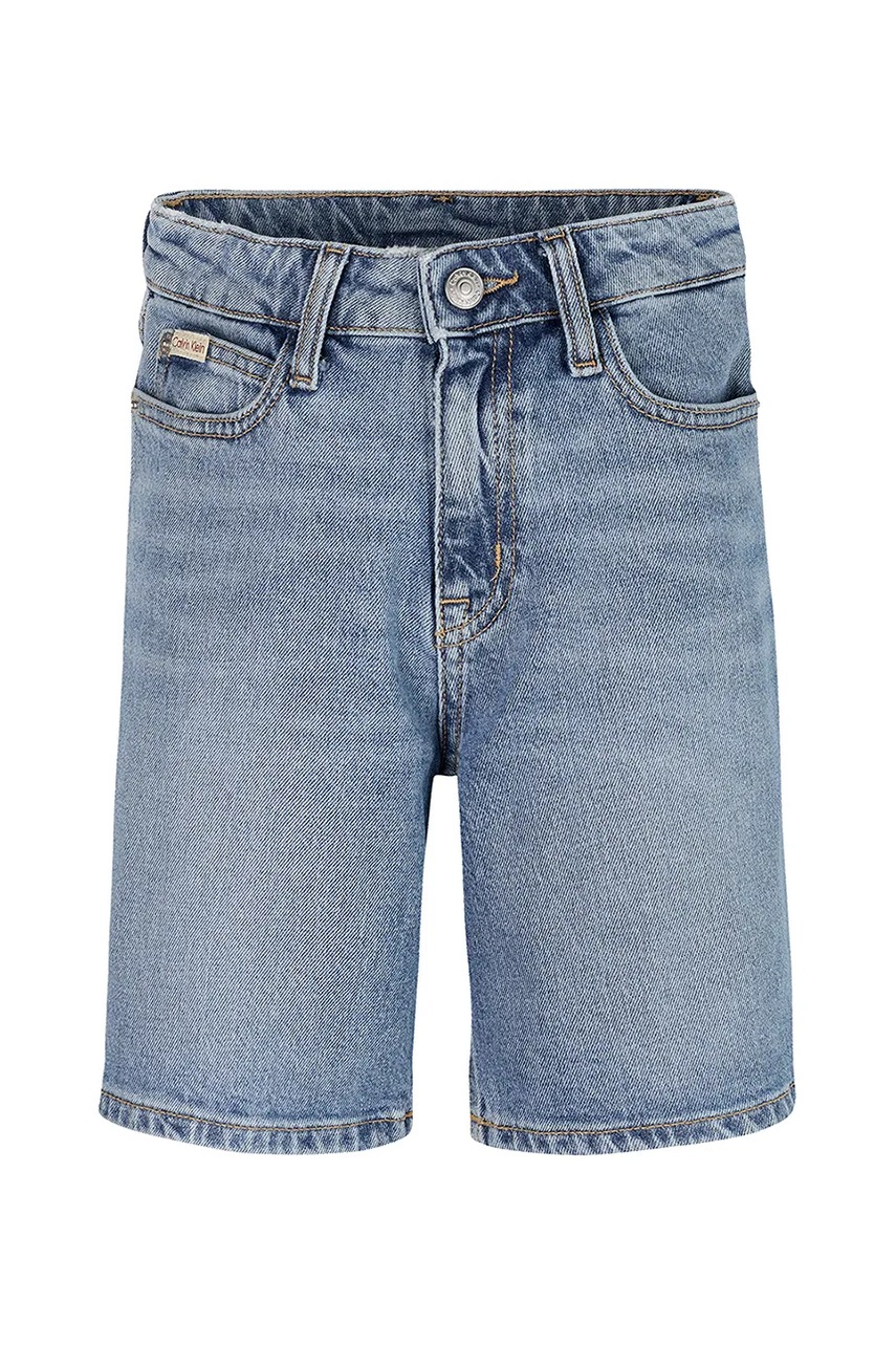Детские джинсовые шорты Calvin Klein Jeans однотонные IG0IG02890 Детские джинсовые шорты Calvin Klein Jeans однотонные IG0IG02890