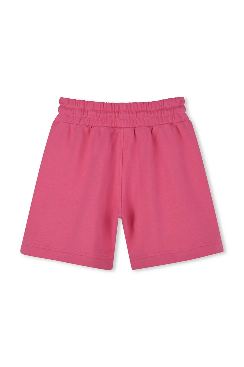 Детские шорты HUGO цвет розовый однотонные G00403