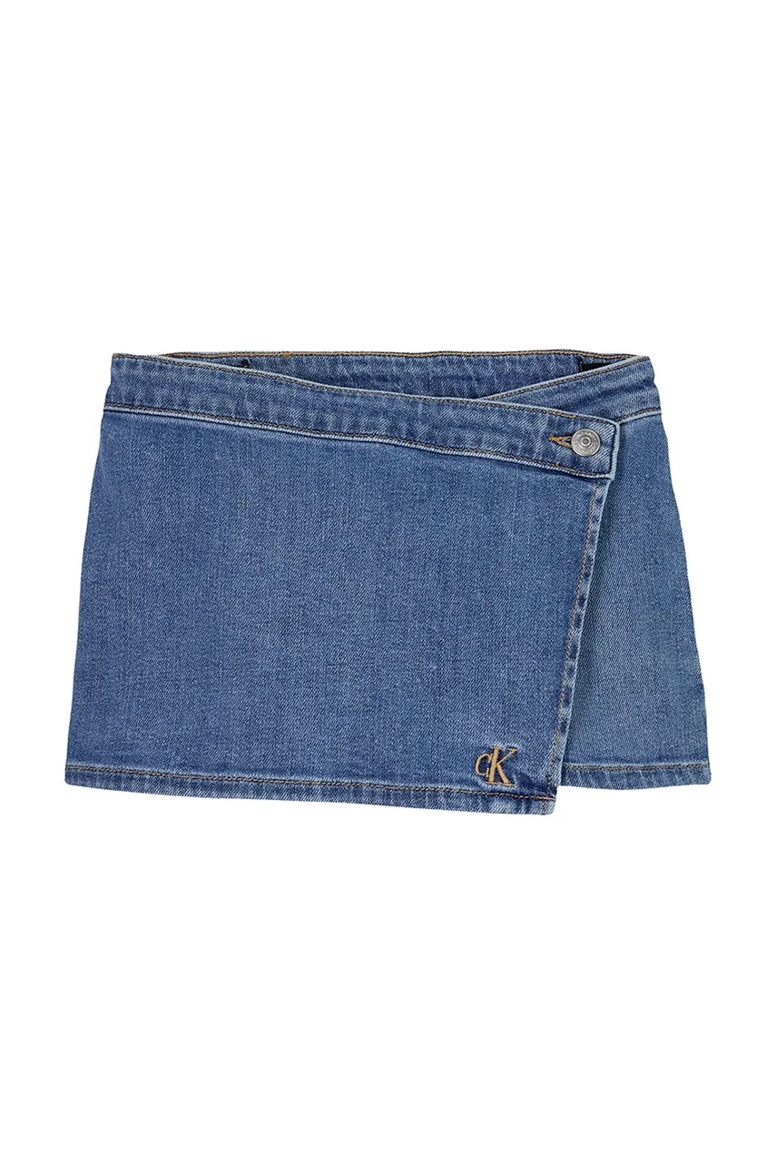 Детские джинсовые шорты Calvin Klein Jeans однотонные IG0IG02887