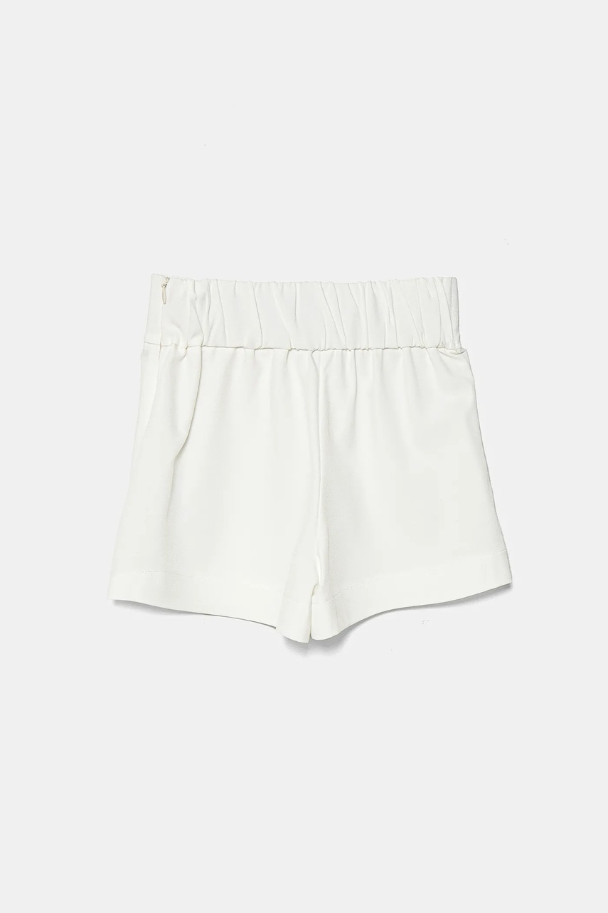 Дитячі шорти Patrizia Pepe W146 колір білий однотонні 7P0383