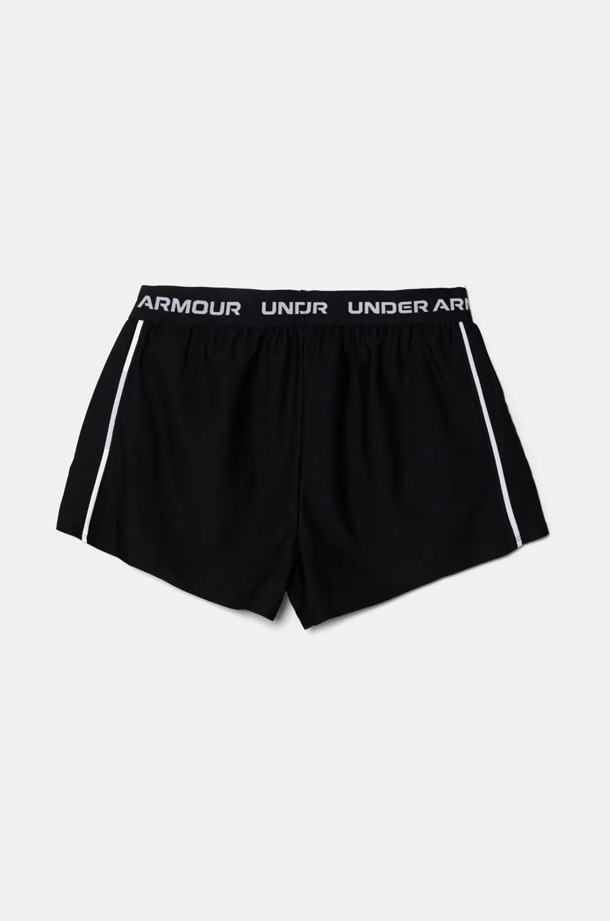 Детские шорты Under Armour Tech Play Up Short цвет чёрный однотонные 1390075 Детские шорты Under Armour Tech Play Up Short цвет чёрный однотонные 1390075