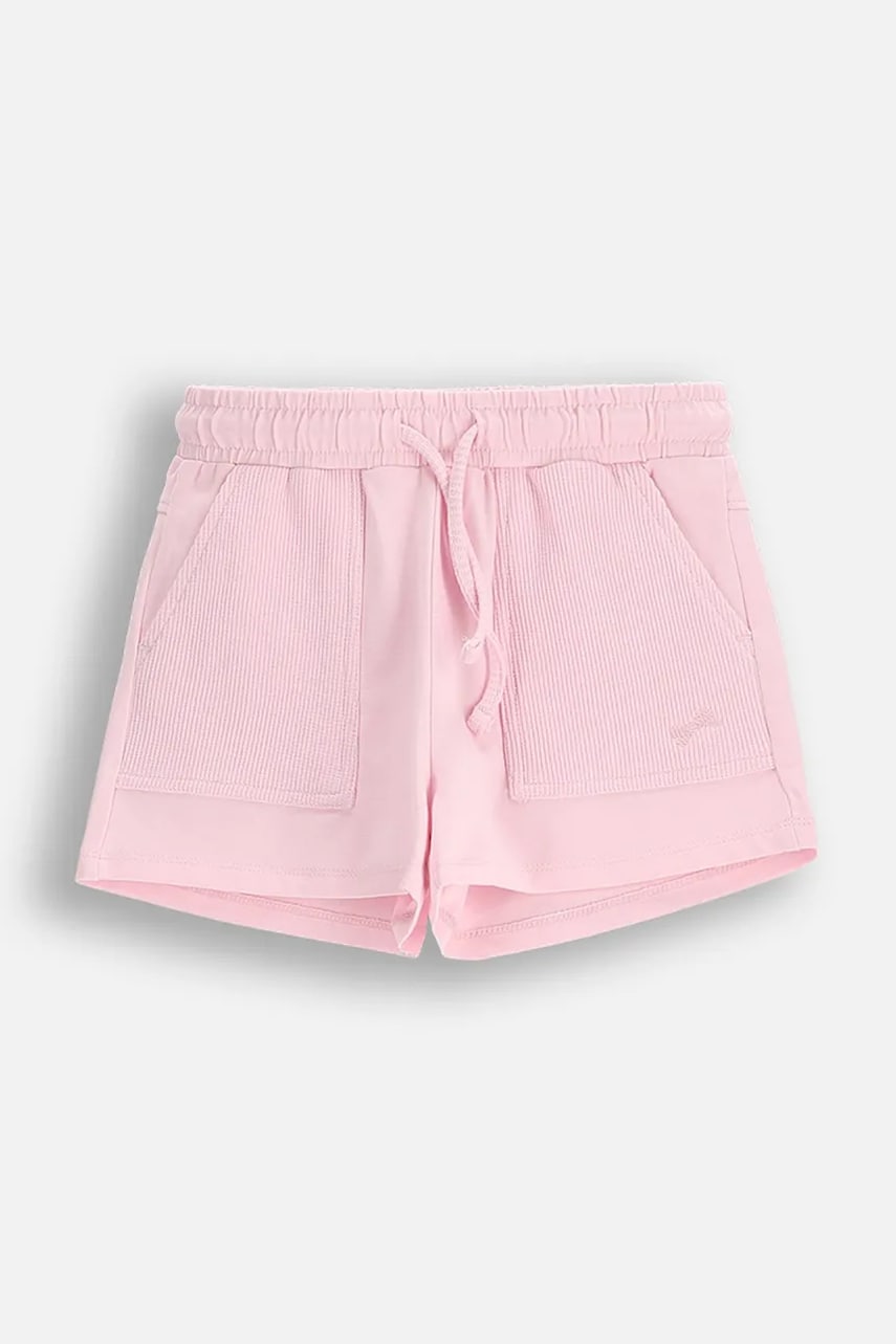 Coccodrillo pantaloni scurti culoarea roz, neted, talie reglabila, HOLIDAY SPLASH GIRL KIDS