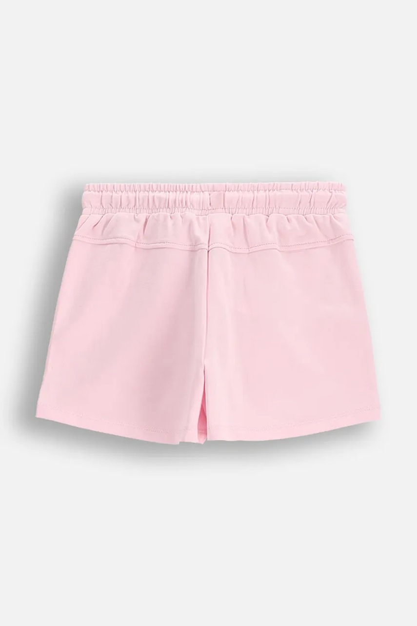 Шорты Coccodrillo цвет розовый однотонная регулируемая талия HOLIDAY SPLASH GIRL KIDS
