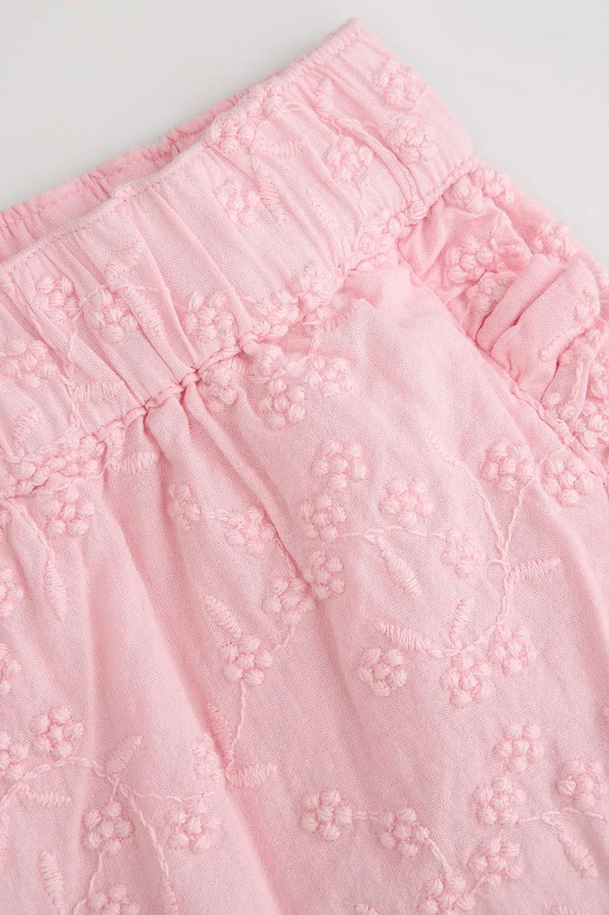 Coccodrillo baba pamut rövidnadrág rózsaszín, nyomott mintás, HOLIDAY SPLASH GIRL NEWBORN termék 2. képe