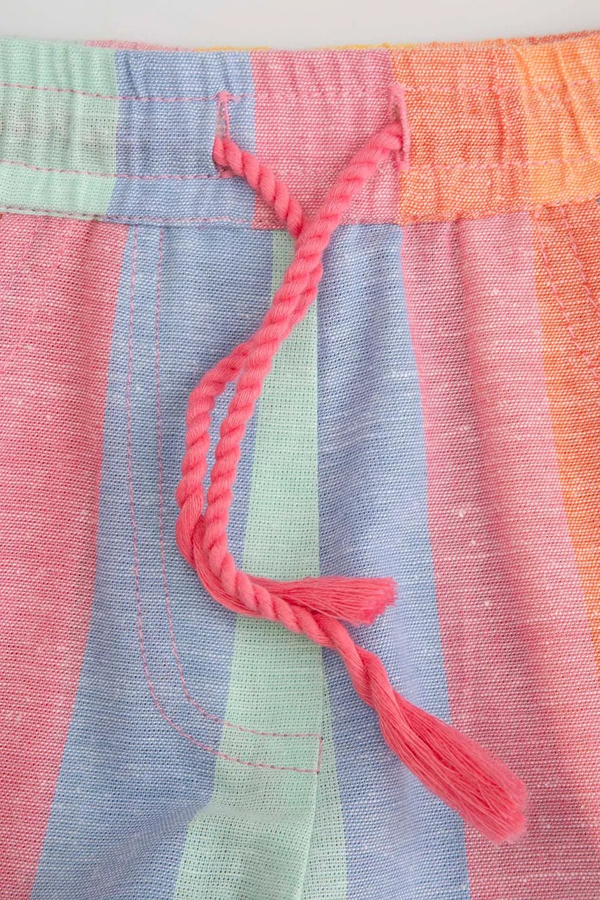 Coccodrillo rövidnadrág mintás, állítható derekú, TROPICAL STORY GIRL KIDS termék 2. képe