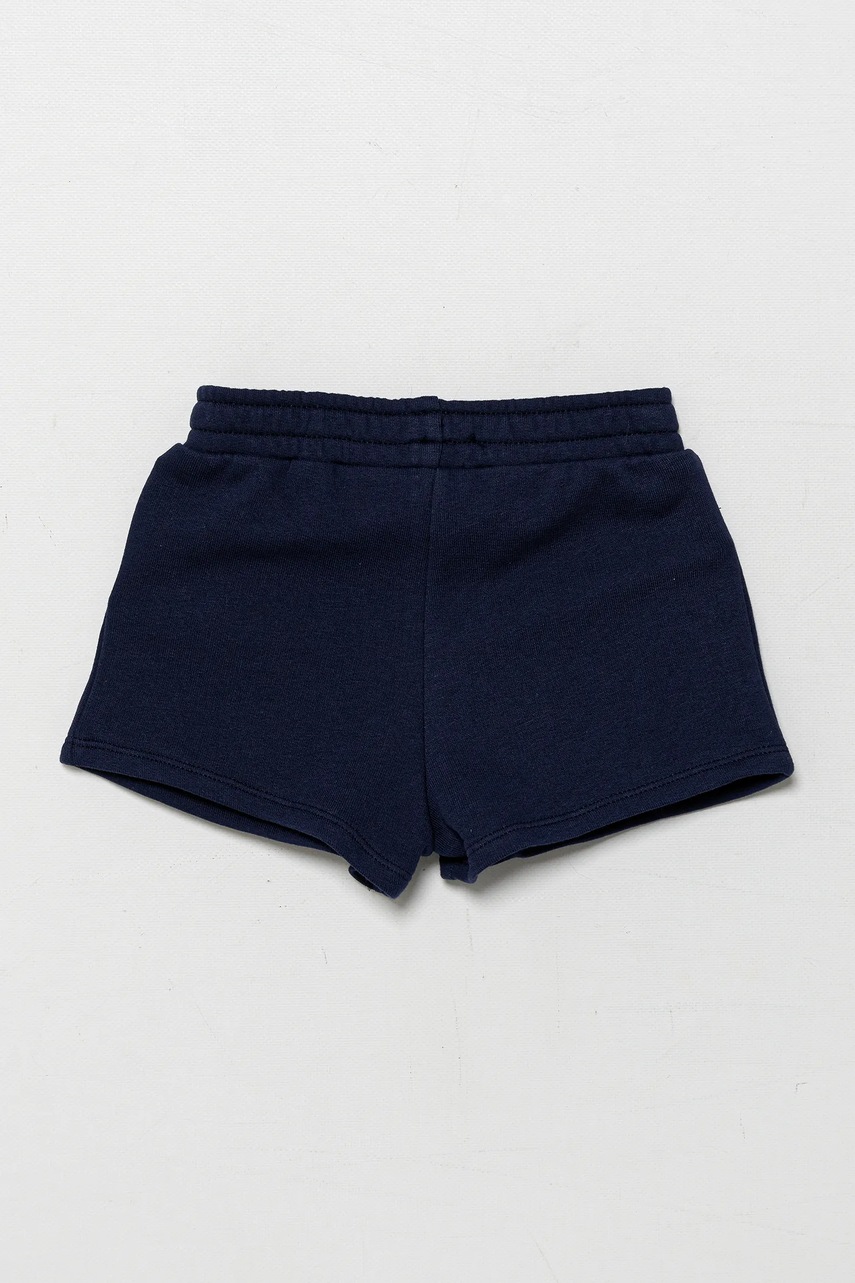 Детские хлопковые шорты United Colors of Benetton цвет синий однотонные регулируемая талия 3J70G901R