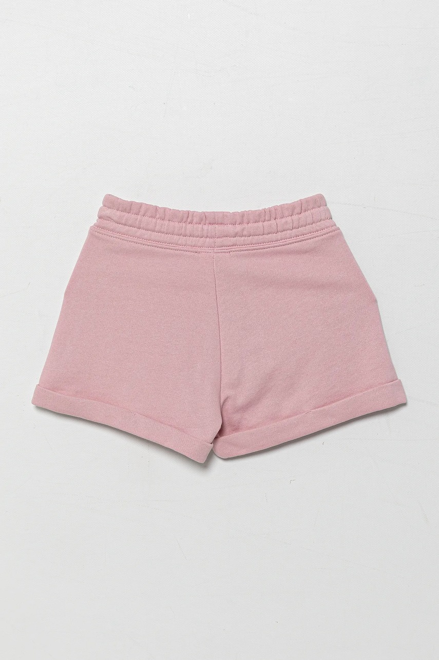 Детские хлопковые шорты United Colors of Benetton цвет розовый однотонные регулируемая талия 3J68C901C