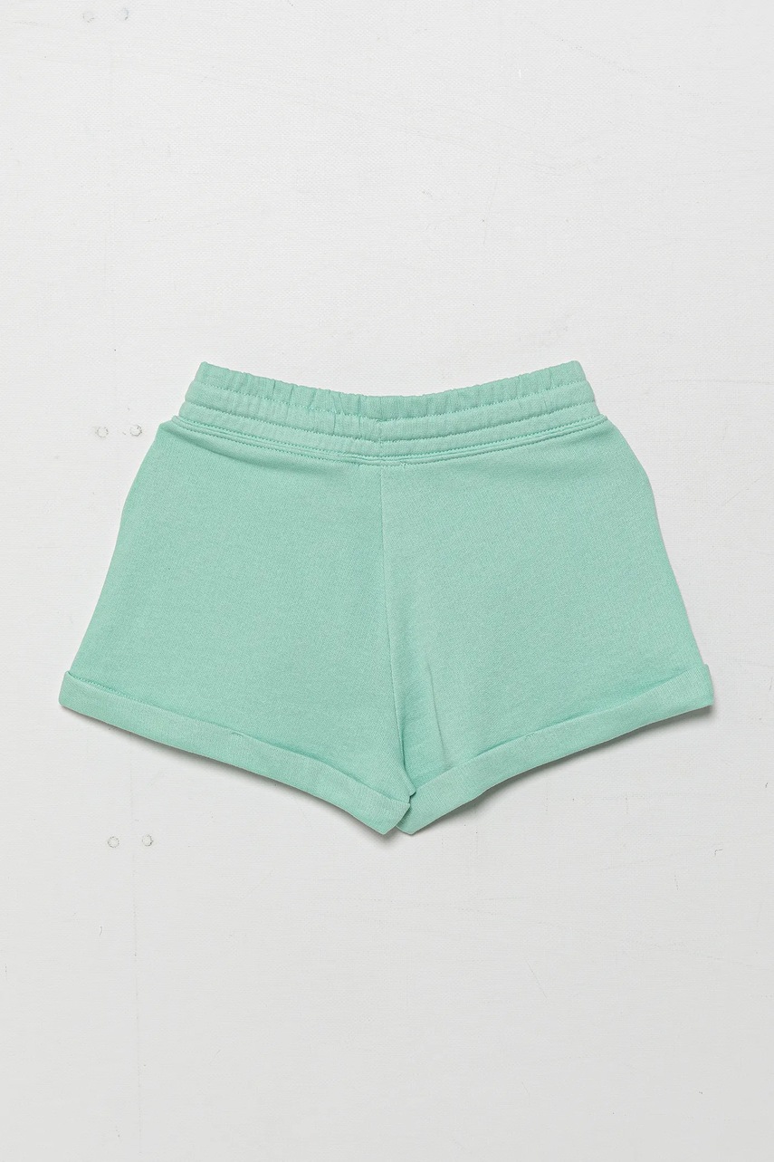 Детские хлопковые шорты United Colors of Benetton цвет бирюзовый однотонные регулируемая талия 3J68C901C