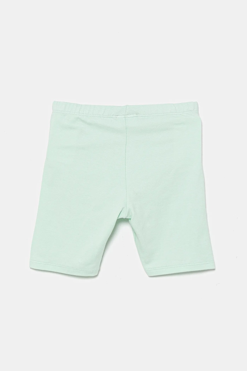 Детские шорты United Colors of Benetton цвет зелёный однотонная 3MT1G900R Детские шорты United Colors of Benetton цвет зелёный однотонная 3MT1G900R