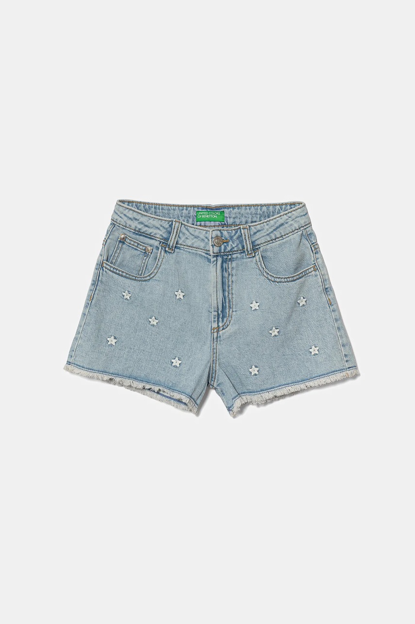 United Colors of Benetton pantaloni scurti din denim pentru copii 4UTPC9049