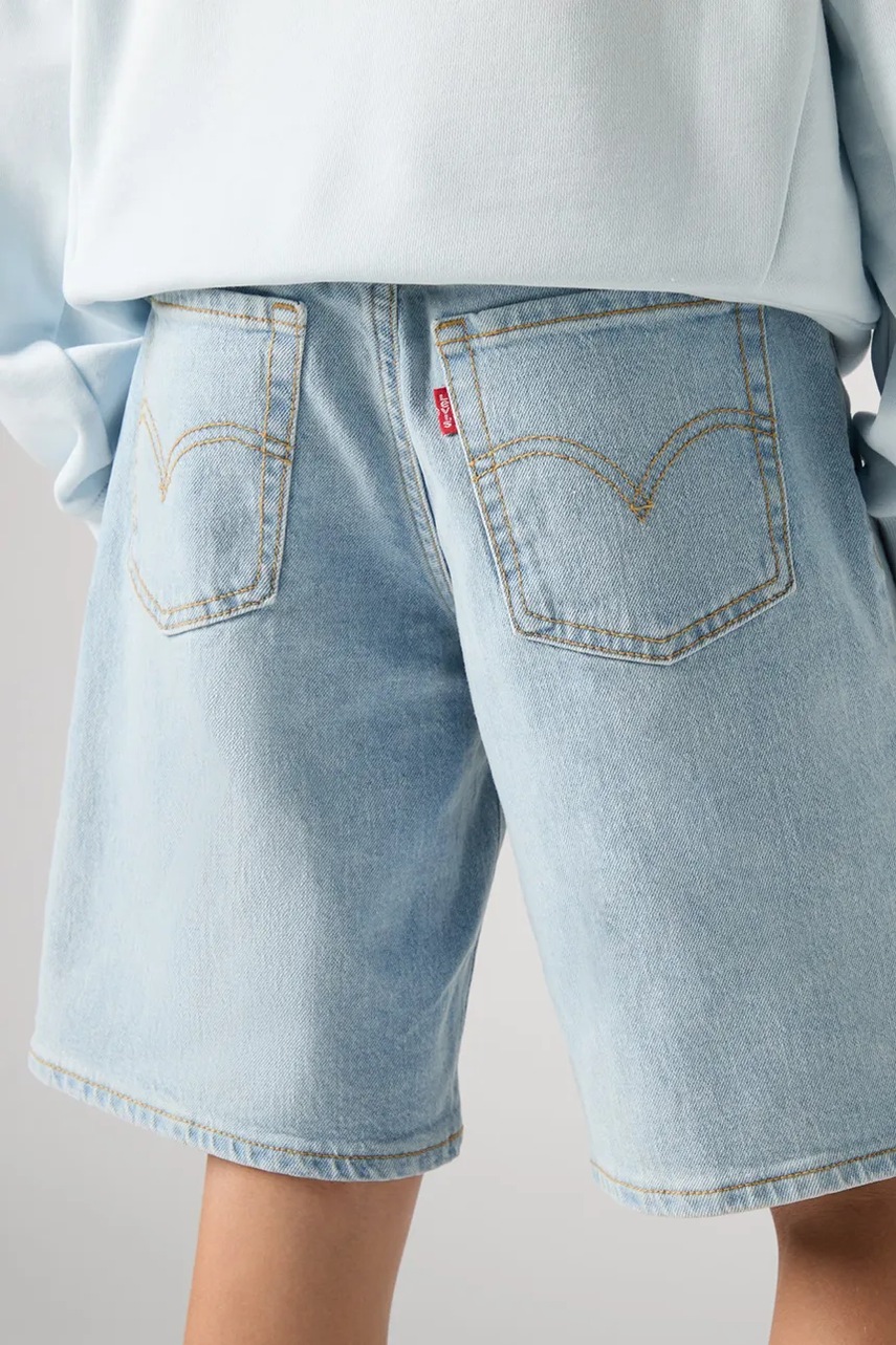 Dětské riflové kraťasy Levi's LVG 94 BAGGY SHORT (obrázek 9)