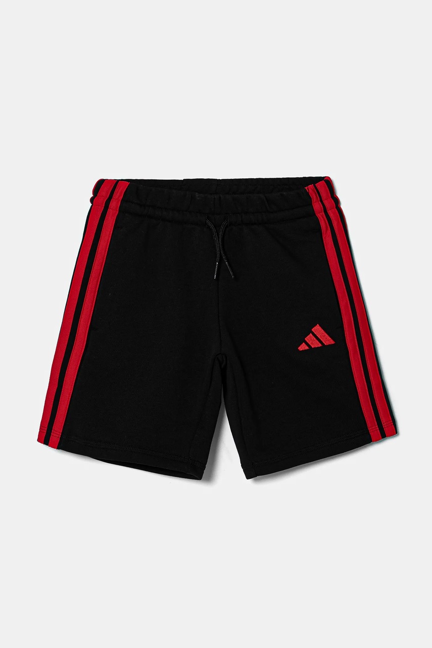 adidas pantaloni scurți copii culoarea negru, cu imprimeu, talie reglabila, JD6517