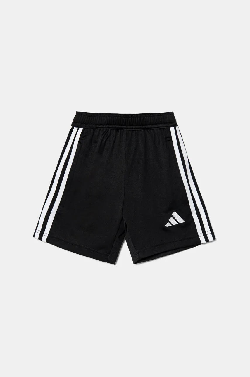 adidas Performance pantaloni scurti copii culoarea negru, cu imprimeu, talie reglabila, JD0599