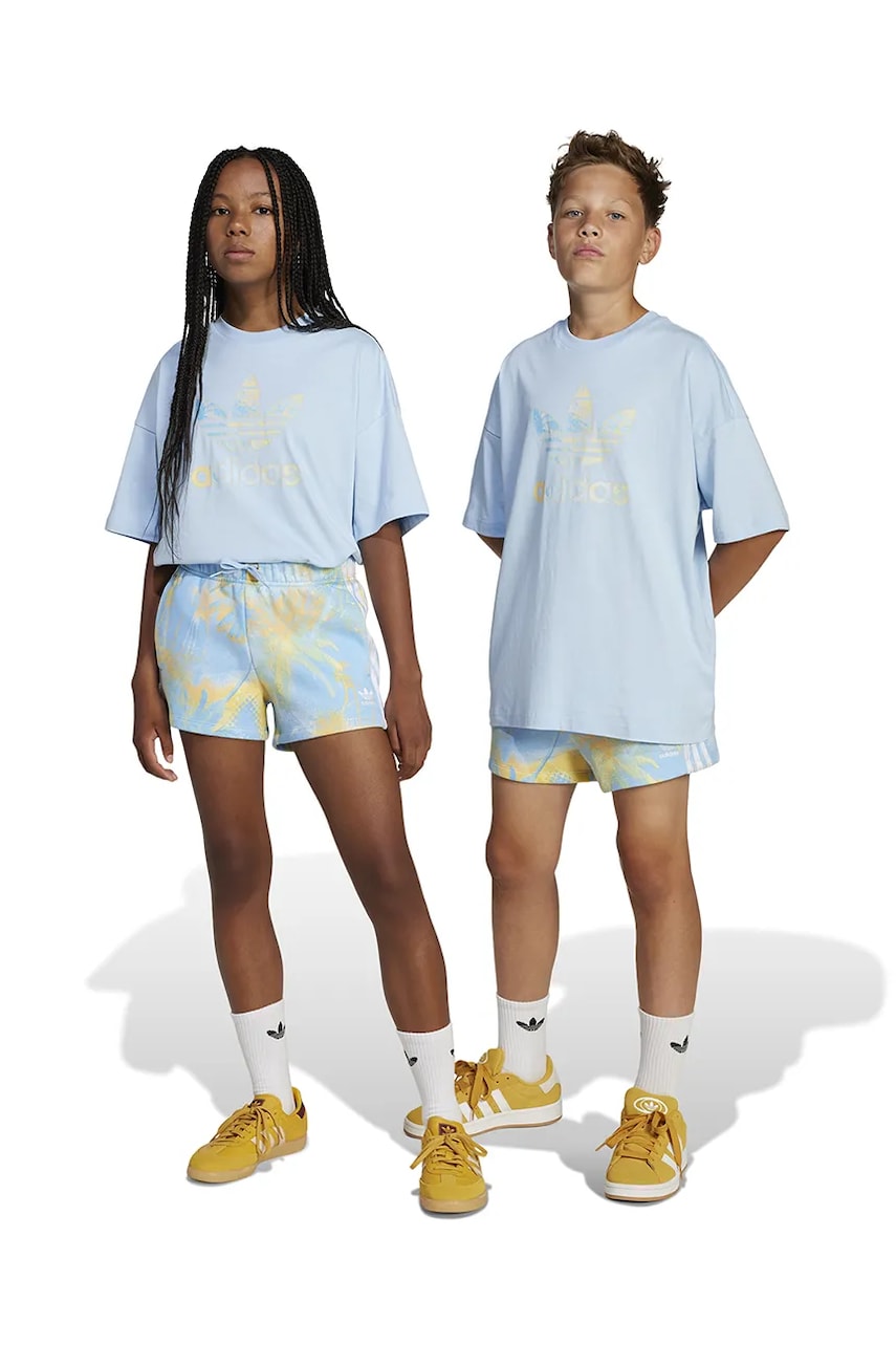 adidas Originals pantaloni scurți copii cu imprimeu, talie reglabila, JD2943 adidas Originals pantaloni scurți copii cu imprimeu, talie reglabila, JD2943