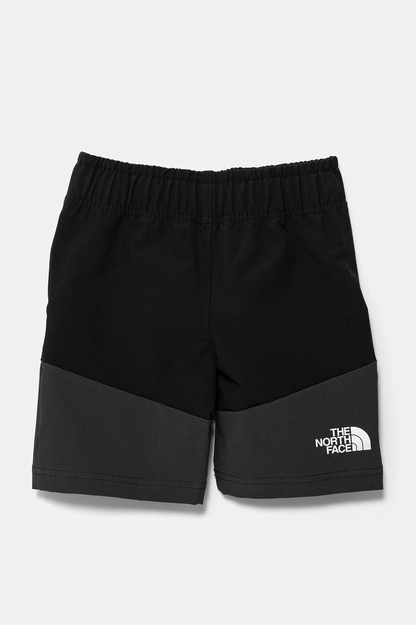 Дитячі шорти The North Face TEEN HIKE SHORT колір чорний з принтом регульована талія NF0A8AY2KT01