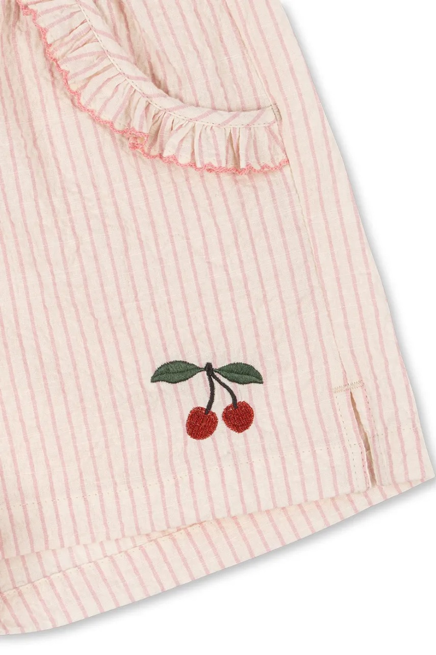 Kraťasy Konges Sløjd ELLIE FRILL SHORTS GOTS (obrázek 4)