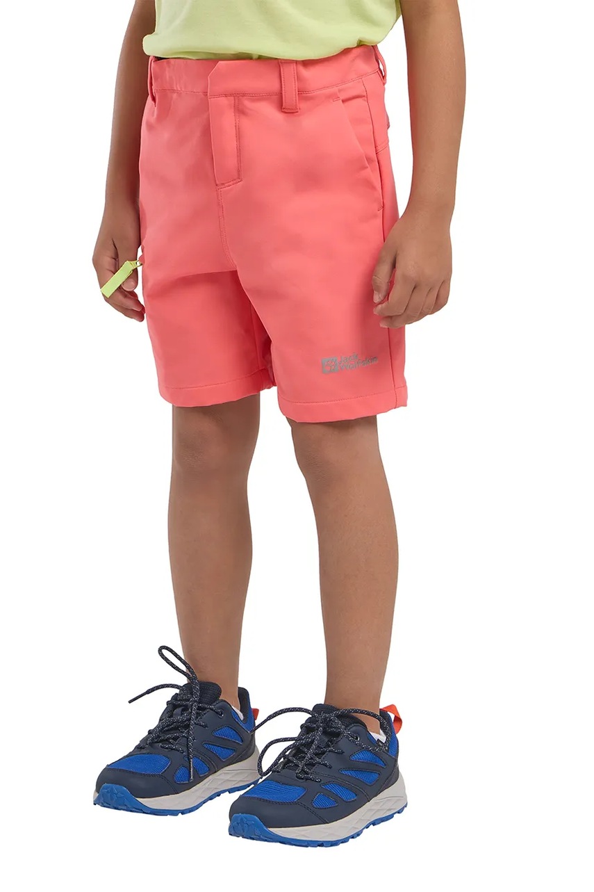 Detské krátke nohavice Jack Wolfskin TURBULENCE SHORTS K