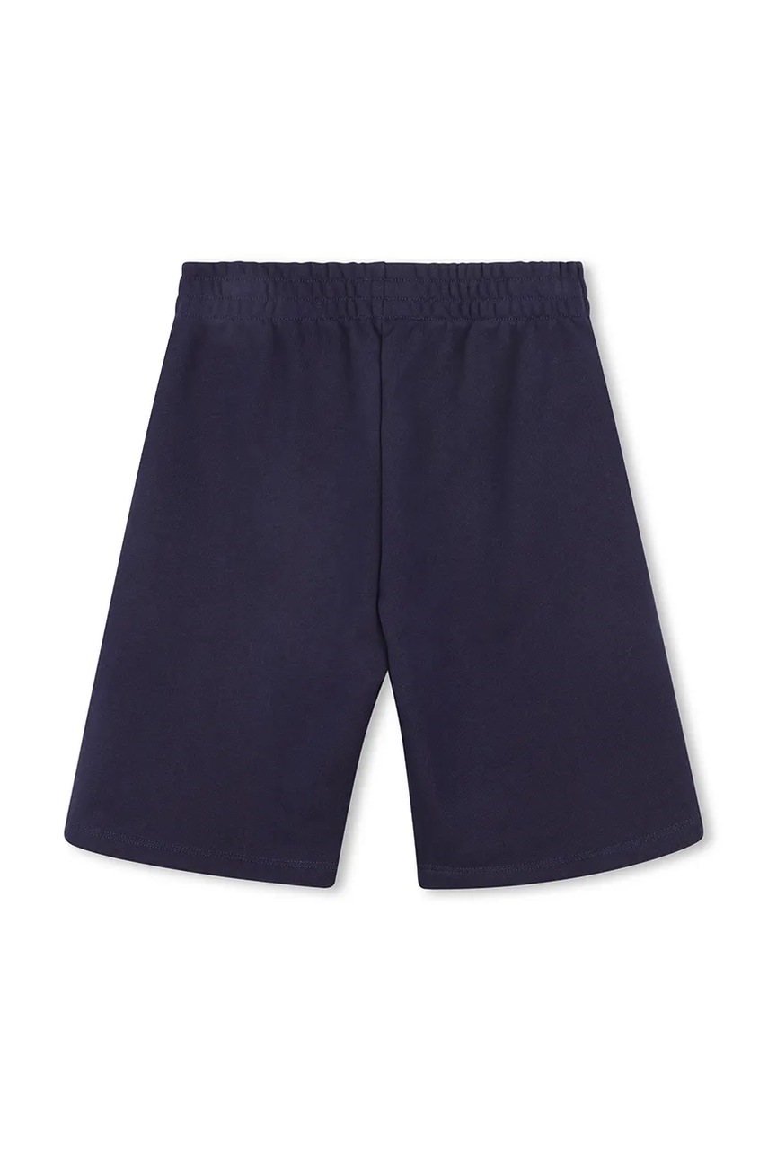 Детские хлопковые шорты Kenzo Kids цвет синий с принтом K61181 Детские хлопковые шорты Kenzo Kids цвет синий с принтом K61181