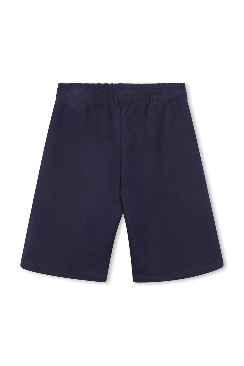 Дитячі бавовняні шорти Kenzo Kids колір синій з принтом K61181